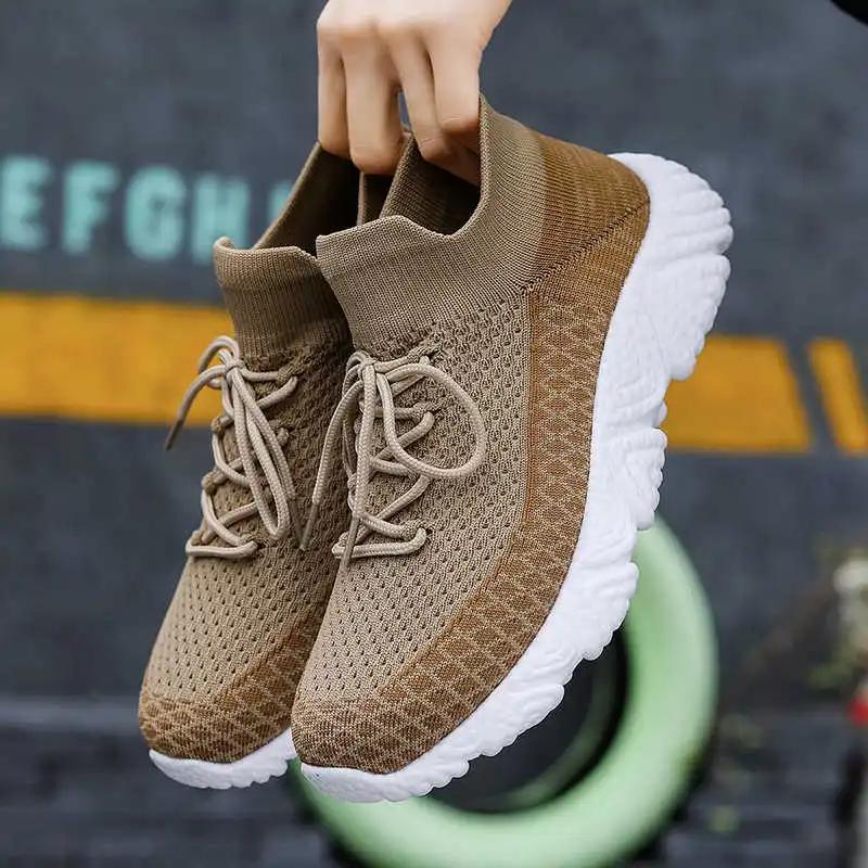Fashion Playform Demi-season Men's Sneakers For Sports Mary Jane Male Male Male Red Shoes For Men High Tech Deporte Shows Wide Fit