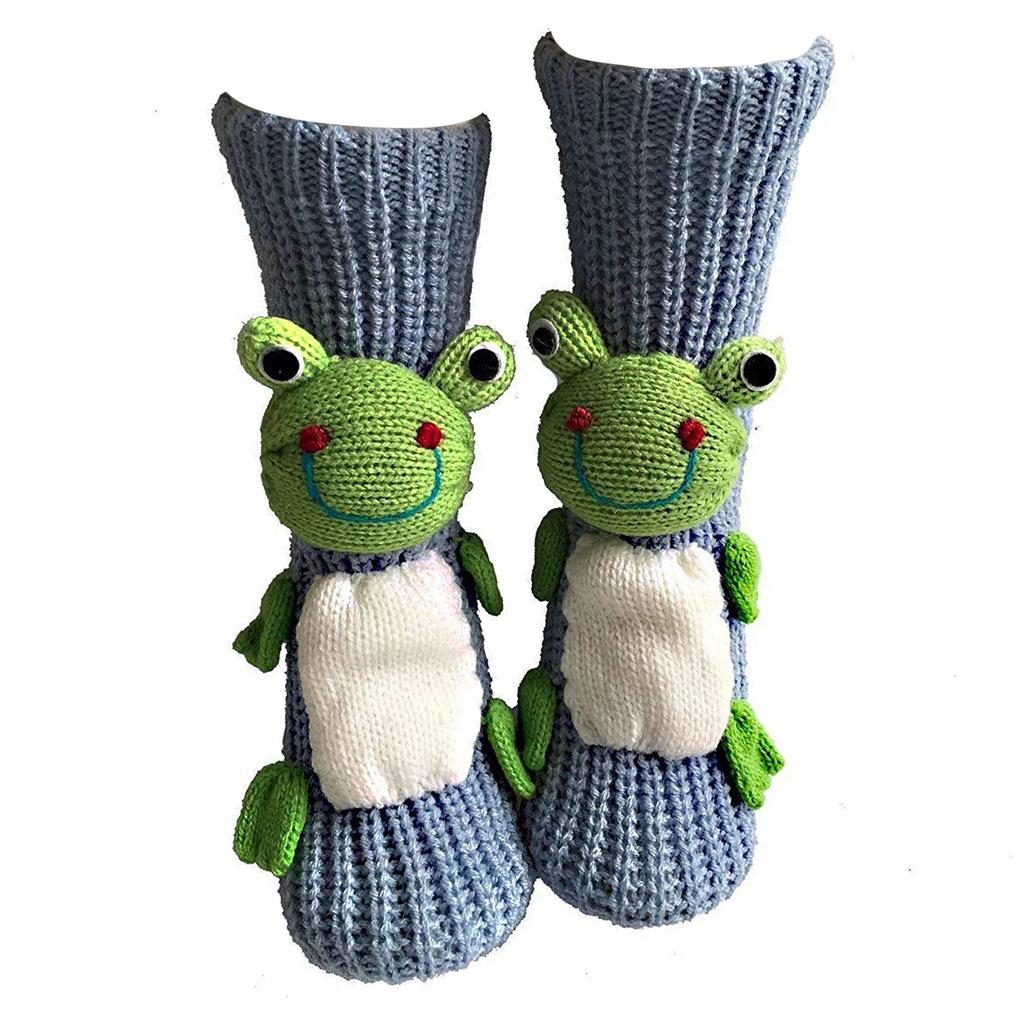 Long Stocking Stuffers Socks Household Anti-Skid Floor Slipper Sock Chunky Knit Thermal Thicken Warm Animal Socks for Christmas