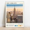 New York Reise Landschaft Poster Catskill Mountains Central Park Hudson Valley Leinwandgemälde Wandkunst Bild Büro Heimdekor