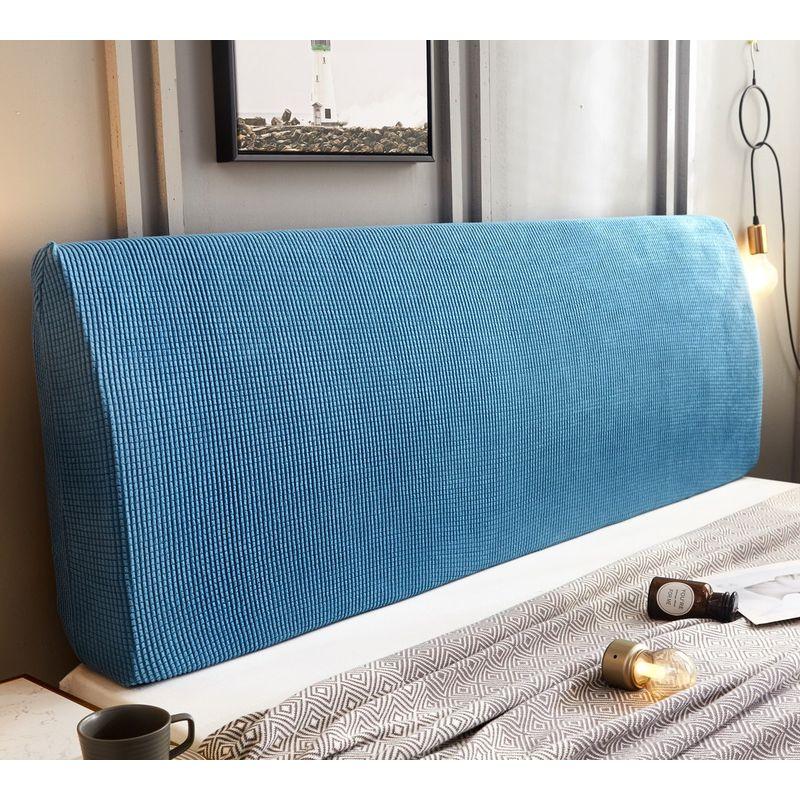 

Минималистичный Эластичный Универсальный Чехол на Голову M Скандинавская Ткань Кровать Thickened West Lake Blue Corn 120cm wide bed