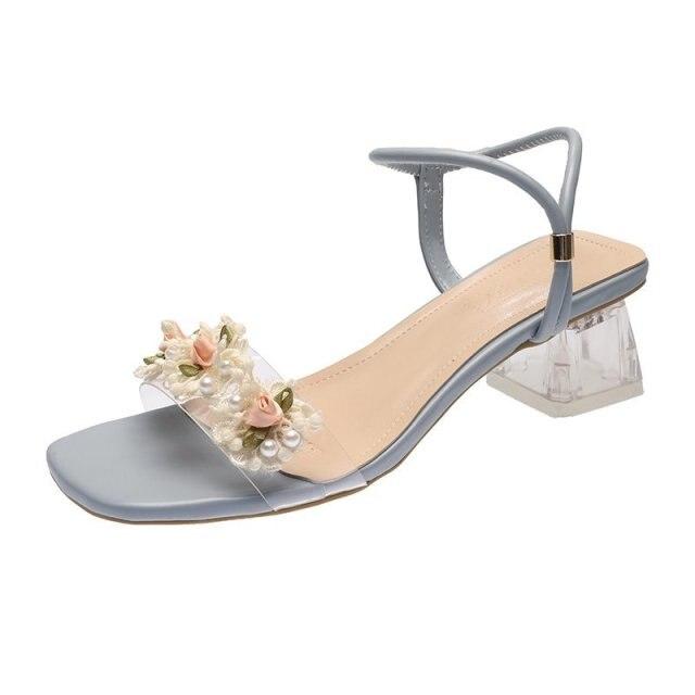 

Женские сандалии, сандалии для девочек, летние женские повседневные прозрачные туфли, сандалии на плоской подошве, пляжные сандалии, тапочки на высоком каблуке 38