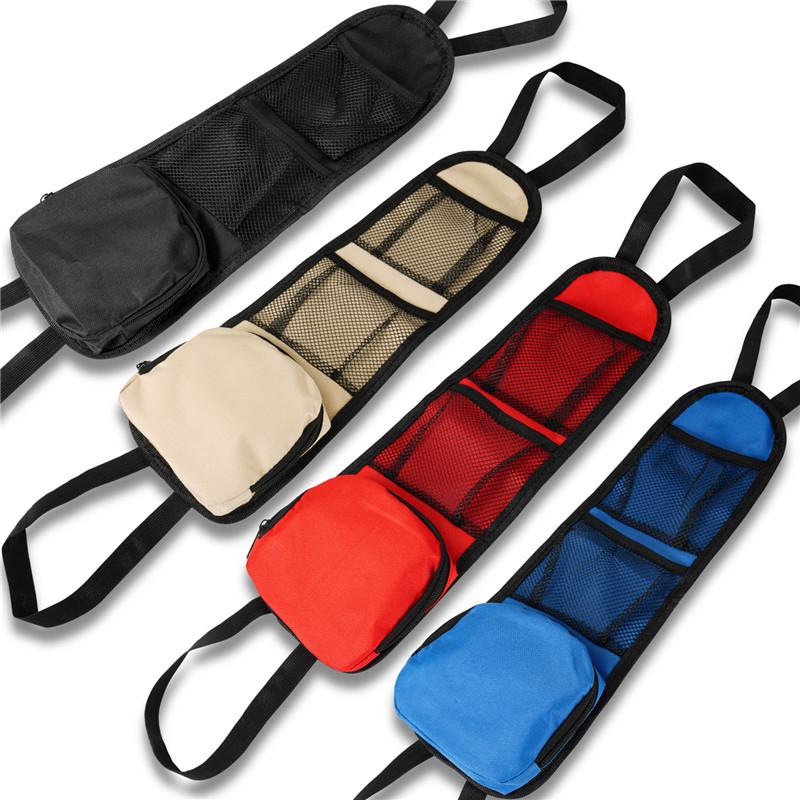 Borsa da appendere per riporre gli oggetti laterali del sedile automatico, supporto multitasche, tasca in rete, organizer per lo styling dell'auto