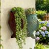 Creative Fish Shape Planter Wall Mounted Easy Cleaning Miniature Model Plant Desktop For Busy Individuals Decoration