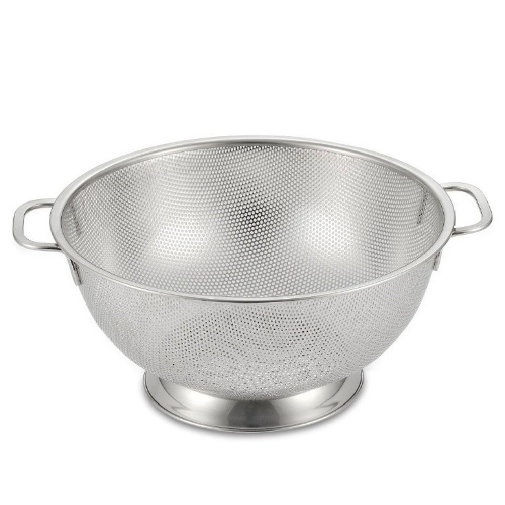Thickened Rice Pasta Strainer Rust-Resistant Vegetable Washing Basket  Dishwasher Safe