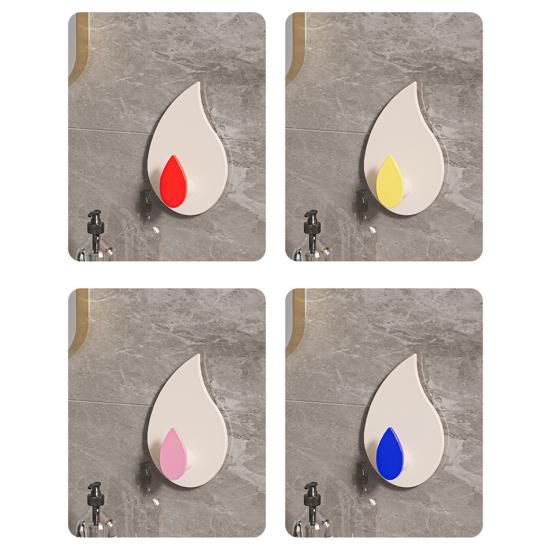 4Pcs Self Adhesive Wall Hooks Towel Coat Hangers Strong Load-bearing Simple Installation Bathroom Shower Storage Hooks