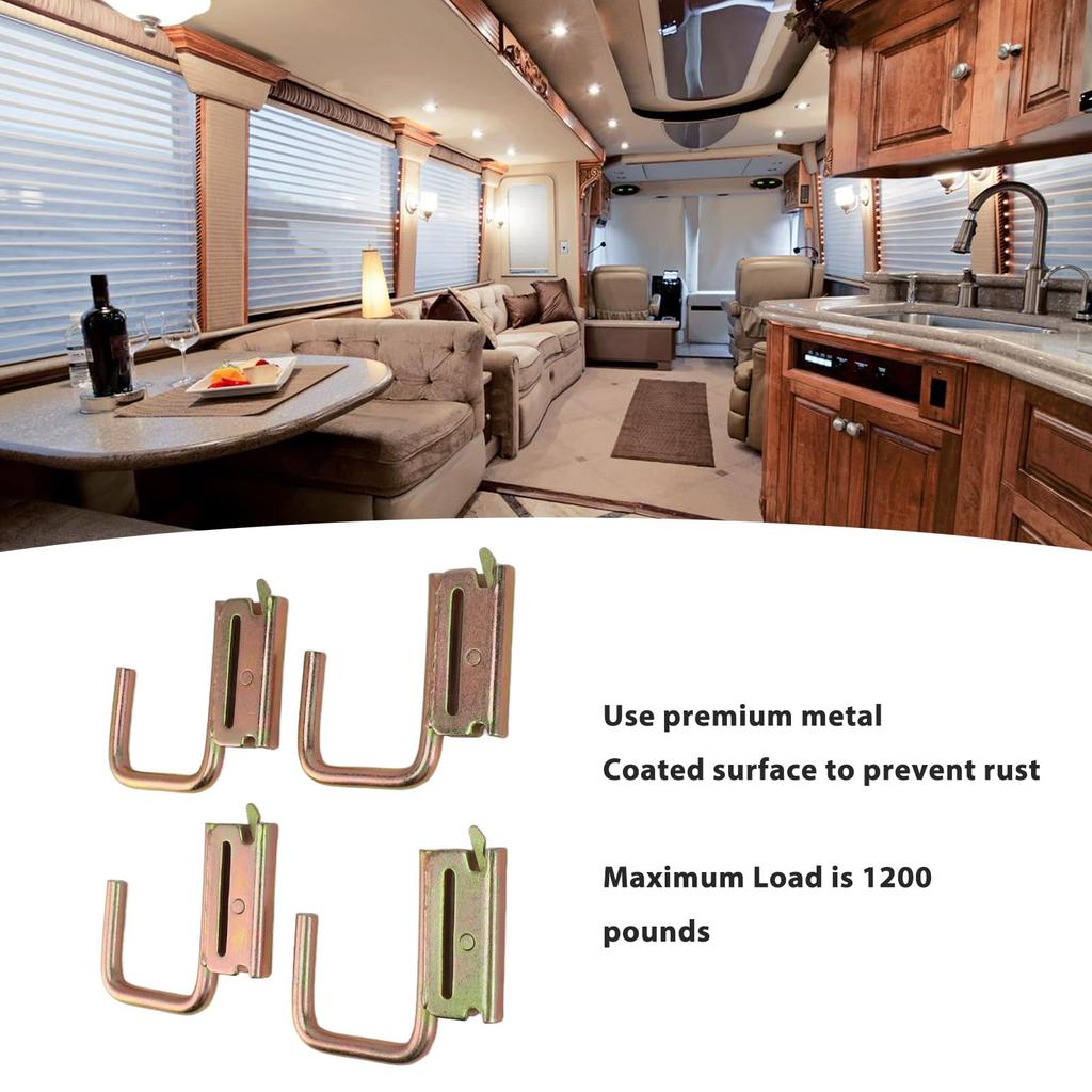 J Hook Hanger X Track J Hook E Track Rail 4pcs E Track J Hook Accessories
