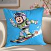 Kawaii B-Buzz Lightyear Pillowcase Cushion Cover 45X45 Ornamental Pillows Christmas Decoration Personalized Gift Ornament