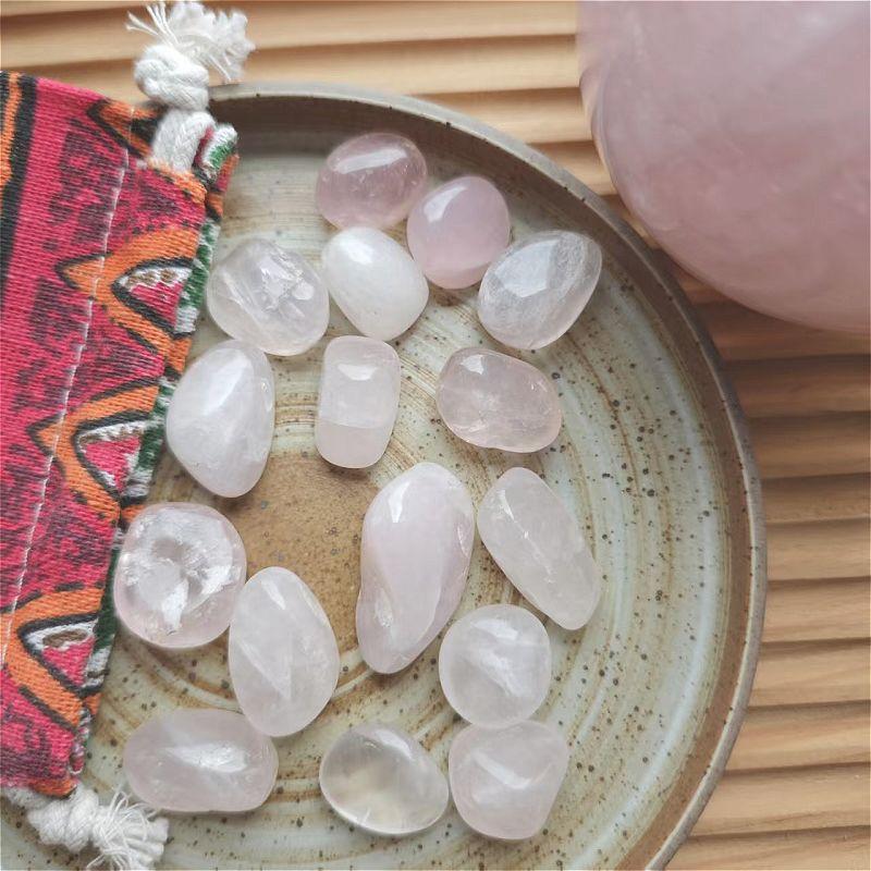 100g/pack Natural Tumbled Polished Crystal Quartz Stone Raw for Decoration Reiki Gifts Energy Therapy Size 15-20MM