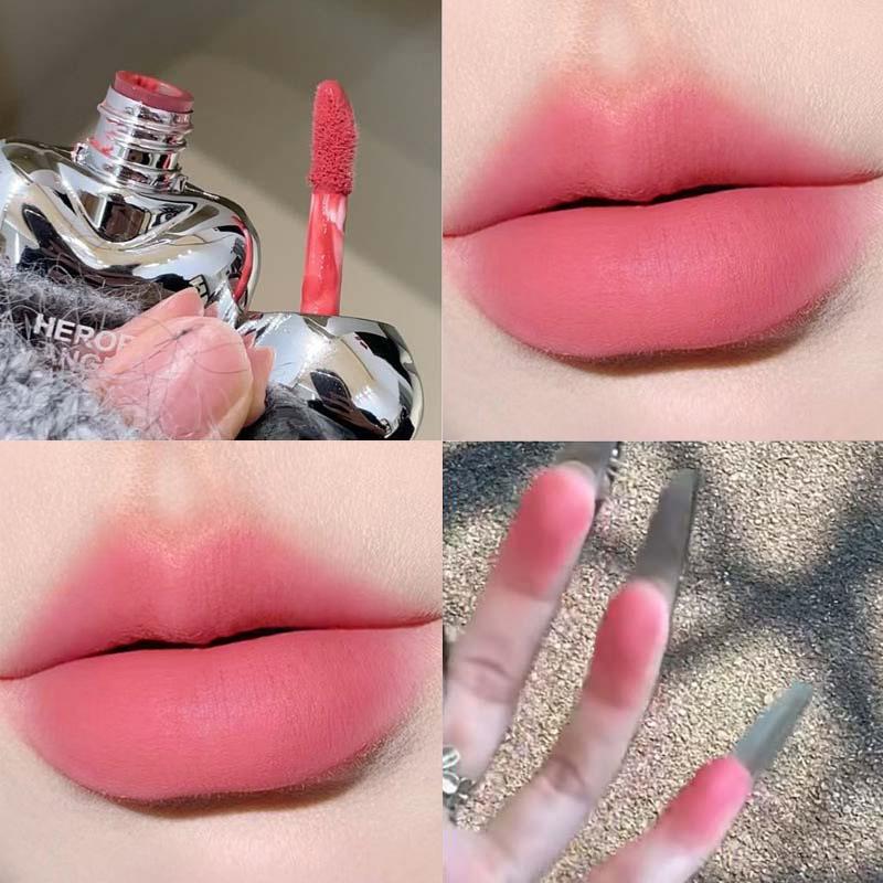 HERORANGE Fall/Winter Matte Lip Glaze: Smooth, Natural, Easy-Apply, Silk Finish for Bare Lips.