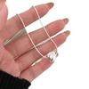 925 Silver Necklace Bead Pendant Simple for Women Wedding Engagement Jewelry Fashion Classics Gift Party High Quality