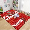 Custom Name "Thunderstorm Arsenal Crest" Carpet Rug Customizable Soft Washable Anti-Slip Home Living Room Sofa Mats Personalized Rug. 0909422