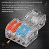 Mini Fast T type Wire Connector Electric Quick Splice Terminals Crimp Non Destructive Without Breaking Cable Insulated Line