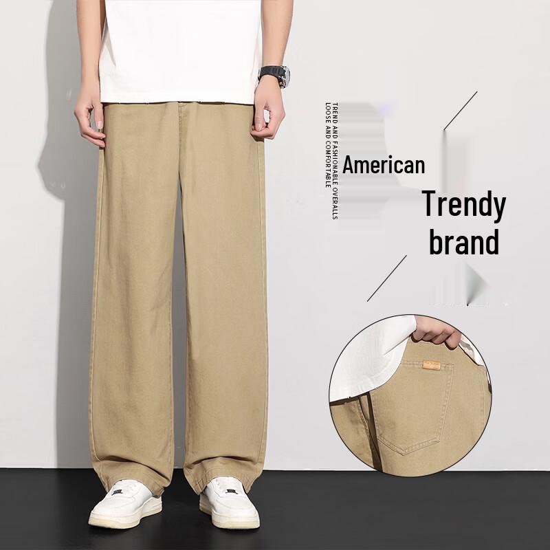 VUUG Men's American Style Pure Cotton Cargo Pants