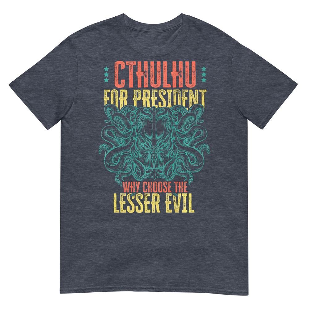 Cthulhu Für Präsident Warum das Kleinere Übel Wählen Selection Premium T-Shirt
