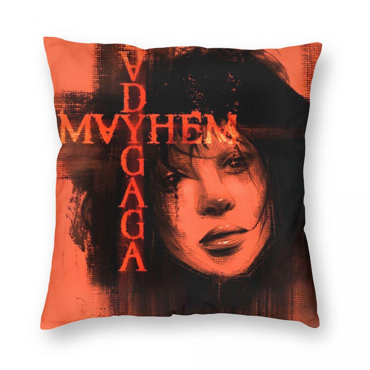 

Lady Gaga MAYHEM Pillowcase Double-sided Printing Fabric Cushion Cover Decor Pillow Case Cover Bed Square 45X45cm 12x12Inch