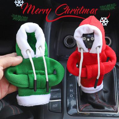 Araba Vites Kolu Vites Kapağı Noel Ceketleri Vites Topuzu Kapşonlu Vites Kutusu Kapşonlu Hız Kolu Sweatshirt Kapağı Araba Aksesuarları