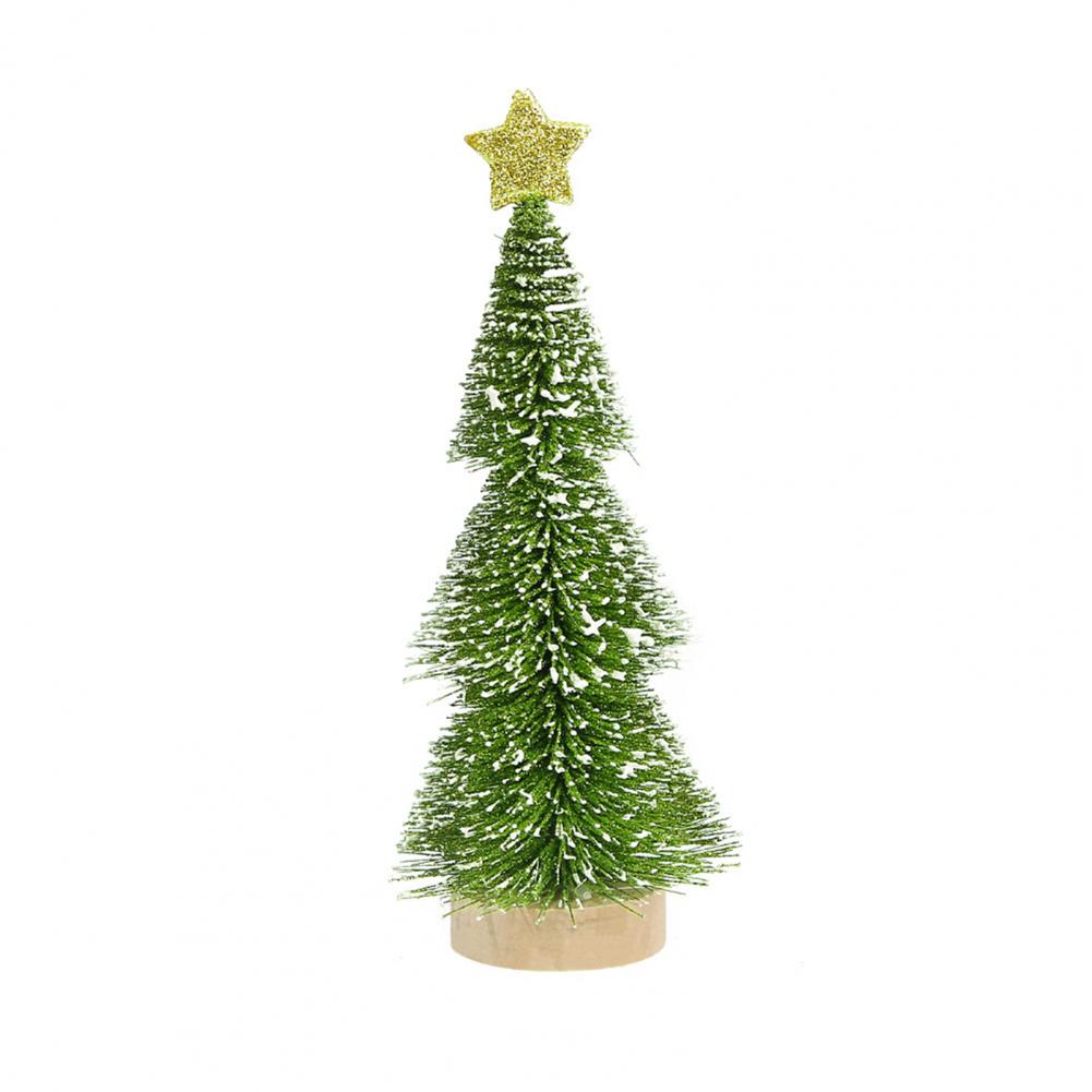 Holiday Ornament Sturdy Christmas Decoration Festive Mini Christmas Tree Decoration for Desktop Tabletop