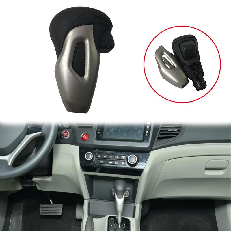 Automatic Gear Shift Knob Lever Shifter Handle Sleeve Replacement Fit for Honda Civic EX,Hybrid,Hybrid-L 2012 Interior Modification Repair