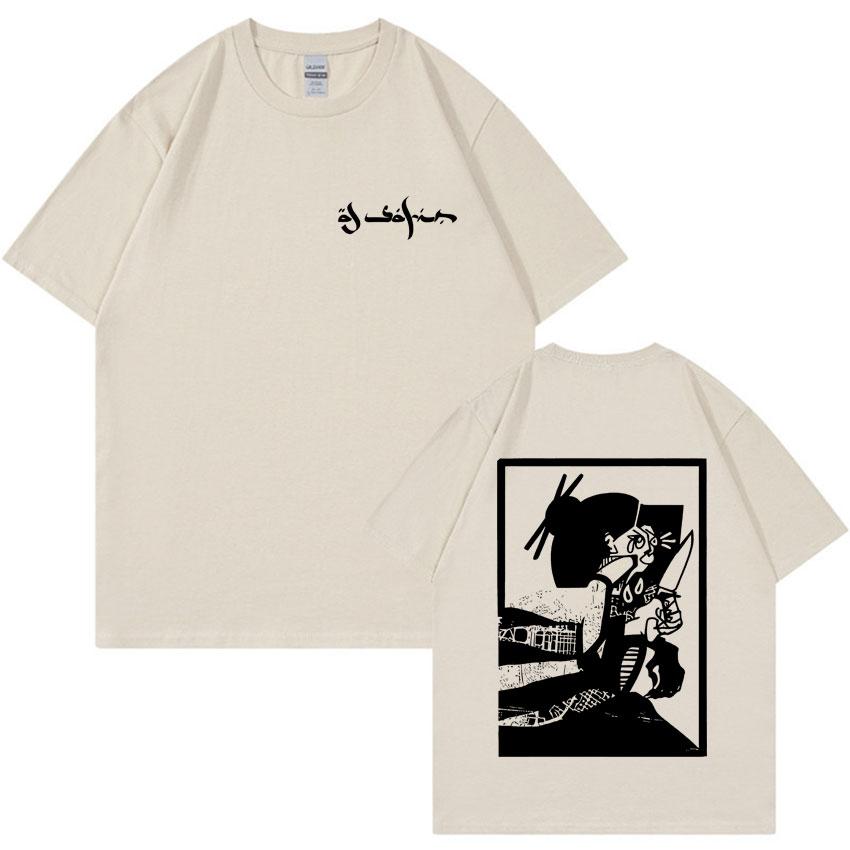 2025 Rapper Al Safir 2025 Trendy Graphic Tshrit Unisexs Oversized Short Sleeve Hip Hop Tide Tshirts Casual Style Y2K Cozy T Shirt U