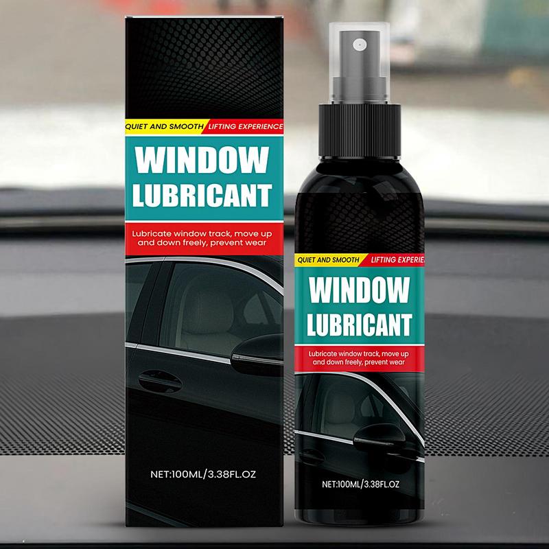 Car Window Track Lubricant Automotive Window Track Lube Spray Gentle Glass Maintenance Agent Lubricant With Long Lasting Effect