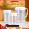 Large Capacity White Lid Plastic Kettle - Food Grade, High Temp Resistant, for Cold Water & Tea Brewing