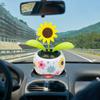 Electric Toys Swinging Toy Flower Swinging Solar Powered Car Dashboard Ornaments Dancing Flower