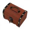 Decorative Storage Coin Box Piggy Bank Wooden Treasure Chest