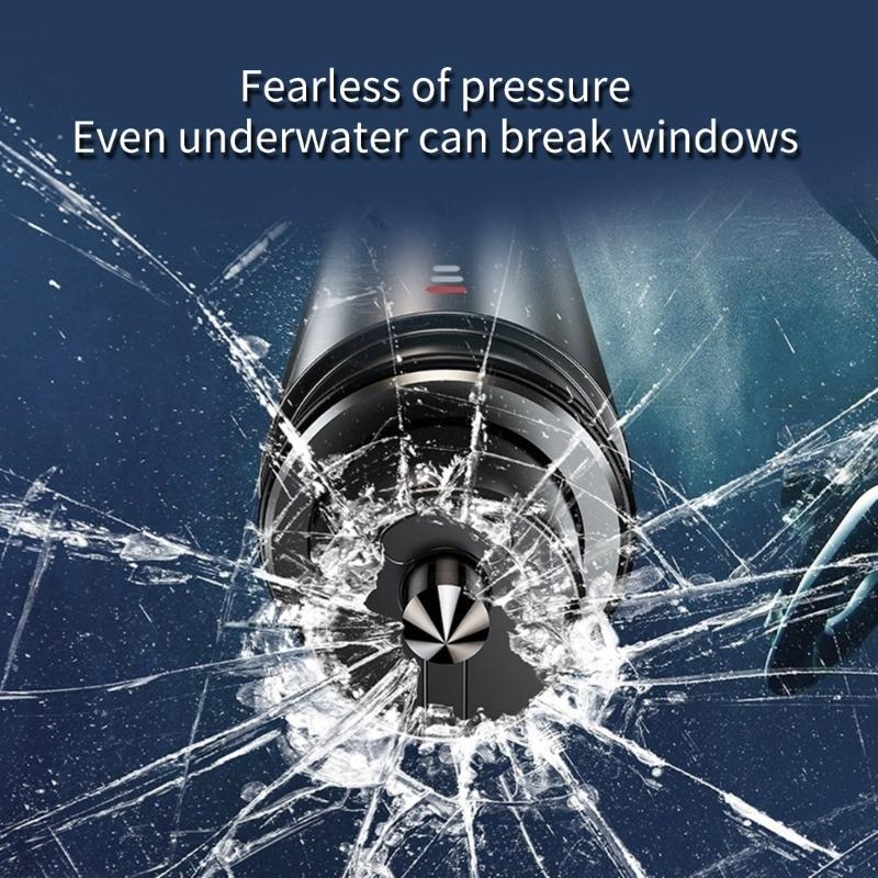 Safety Hammer Multifunctional Rescuing Hammer Car Hammer with Belt Cutter Vehicle Escape Tool Car Window Breaker