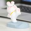 Cute   Cell Phone Stand Cartoon Resin Bunny Phone Holder Desk for Student Room Decoration