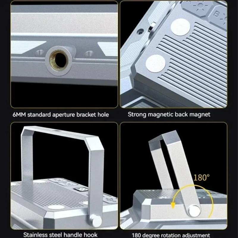 LED reflektor USB dobíjecí světlomet kempingová lampa přenosné venkovní světlo výkonná lucerna pracovní světla