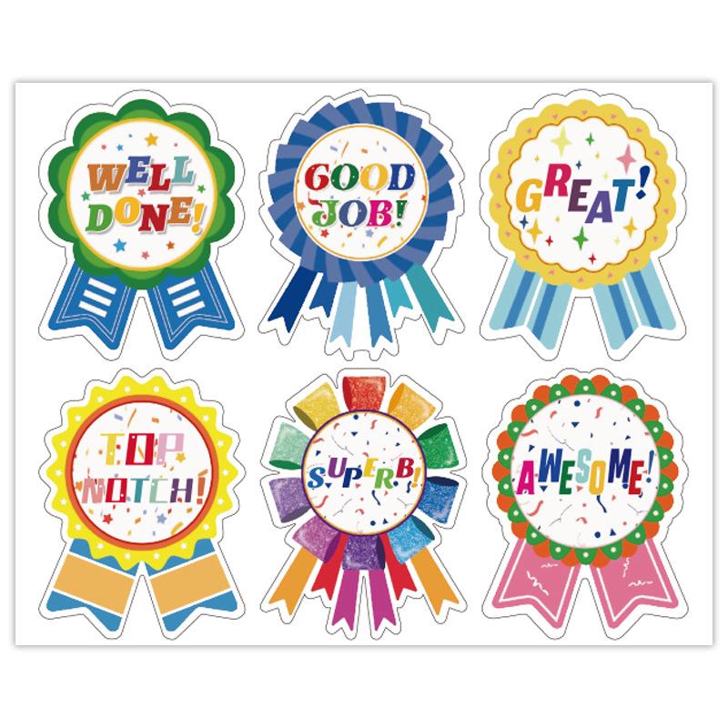 Children s Reward Stickers: Little Red Flower Praise & Encouragement Badges for Kindergarten & Primary School Planners