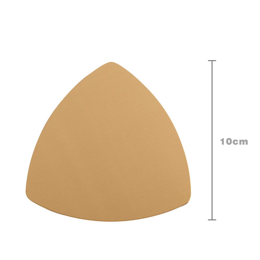 Edelstahl Untersetzer Tischmatte Café Rutschfeste Unterlage Isolierplatzset Bar Esstisch Dekor Zuhause Schlichte Foto-Requisiten