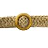 Korean Style Retro Wood Buckle Woven Belt for Women - Versatile Fashion Accessory
