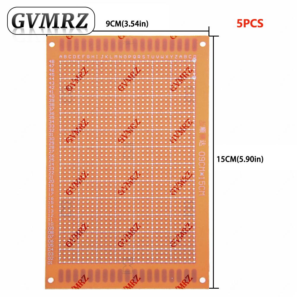 Phenolic PCB Prototype Board Universal Through Hole Perfboard for DIY Electronic Projects