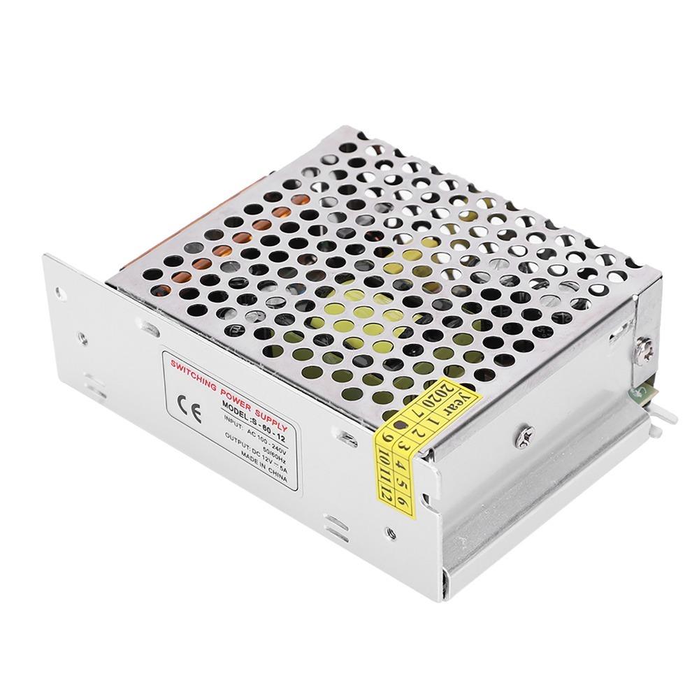 DC 12V Power Supply Driver Adapter AC100-240V Aluminum Alloy Power Converter Power Supply Switching Computer Project