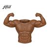 Fitness Desk Organizer 3D Printed Pen Holder, Muscular Man Figure, Creative Makeup Brush Holder for Pens And Brushes, Funny Enthusiast Gift