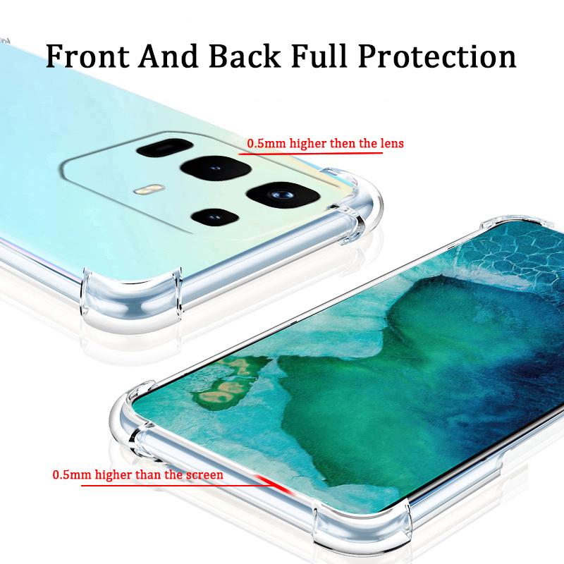 For infinix Note 50 50S 50X Case Air Protection Silicone Clear Transparent Shockproof Housing For infinix Note 50 50S 50X Pro Plus Phone Casing