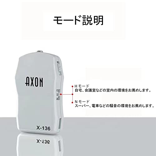 Shuonki X-136 Hearing Amplifier, Pocket-Sized, Ambidextrous, Noise-Suppressing, Lightweight, Compact, Portable, Wired, Battery-Operated, Includes 3 Ea
