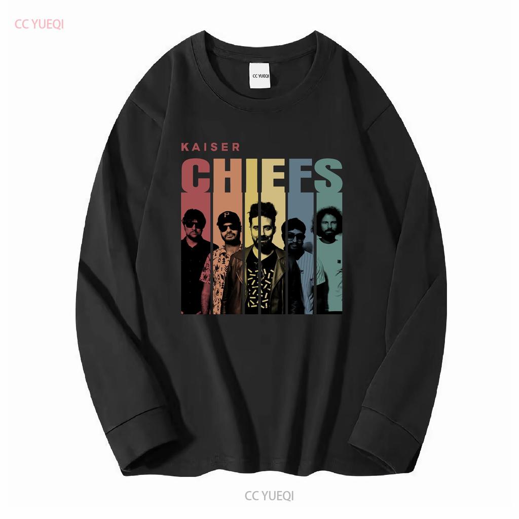 Kaiser Chiefs Band Vintage T Shirt Fan Rock Music Long or Short Sleeves Vintage Washed Casual Soft Graphic Slightly