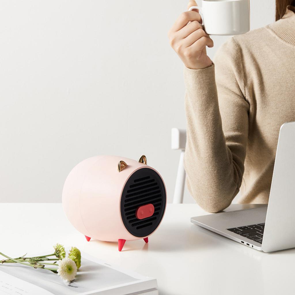Buy 500W Electric Space Heater with Tipover Protection PTC Fast Heating ...