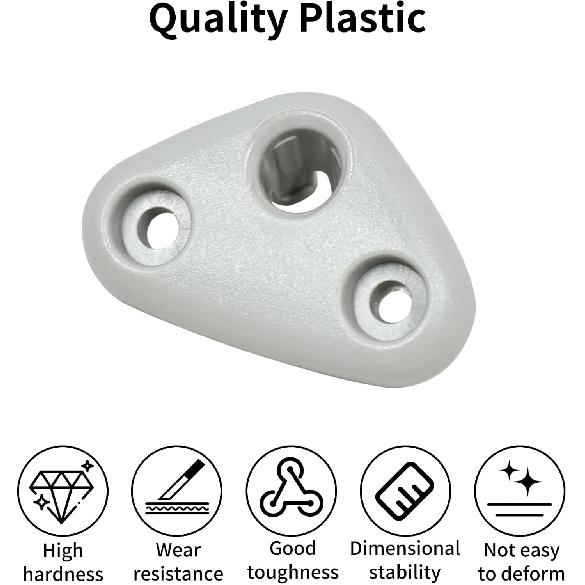 Sun Visor Mount Clip Compatible with Subaru Forester Impreza Crosstrek, Driver Side Visor Mount Clip, Gray Sun Visor Repair Bracket