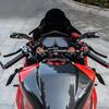 For HONDA CBR650R CB1000RR CBR600RR CBR250R CBR600F4 Motorcycle Side Wing Kit Spoiler Fairing Rear View Mirror Fixed Wing Kit