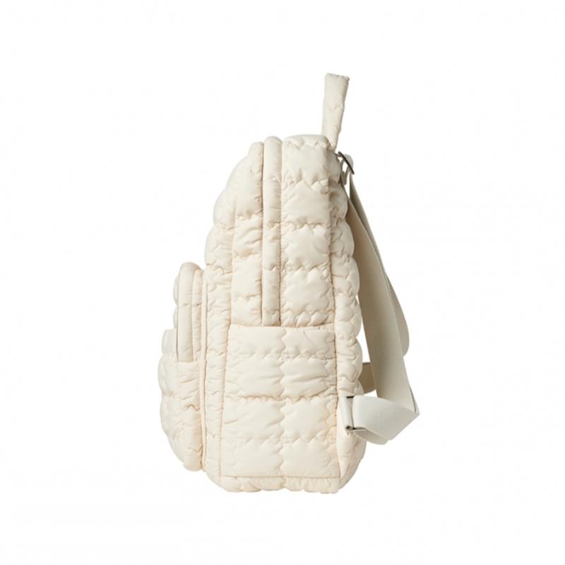 Rheemin Big Pocket Backpack   Cream Ivory   Biscuit