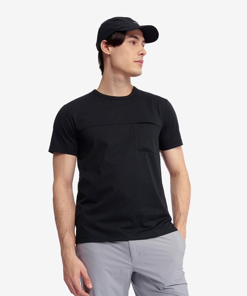 Aigle Men'S Uvc Jersey Short Sleeve T-Shirt Aas25Mtsh004Noi