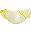 Checkered Dumpling Bag for Commuting Women, Trendy Crossbody Bag, Lightweight Small Crossbody Bag
