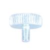 5pcs M3 Zinc Plated Carbon Steel Flat Knurled Head Thumb Screws (M3*5)