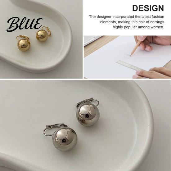 Stylish City Earrings 1 Pair Ball Dangle for Women Metal