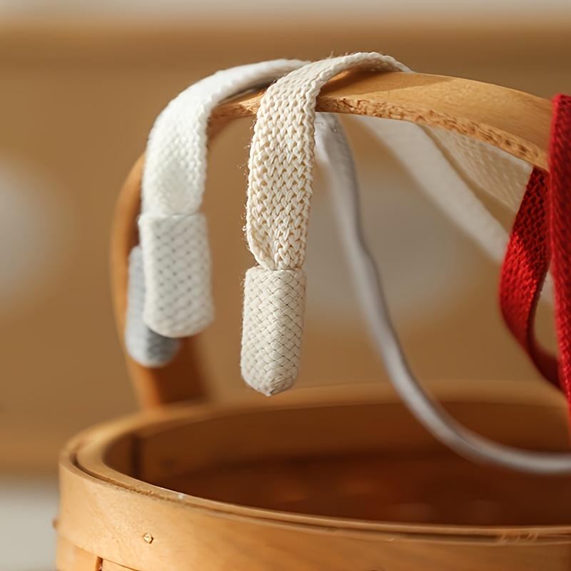 Original Knit Fabric Drawstrings - Suitable for Hoodies, Sweatpants, and Belts - Gender Neutral Decorative Ribbon Ropes