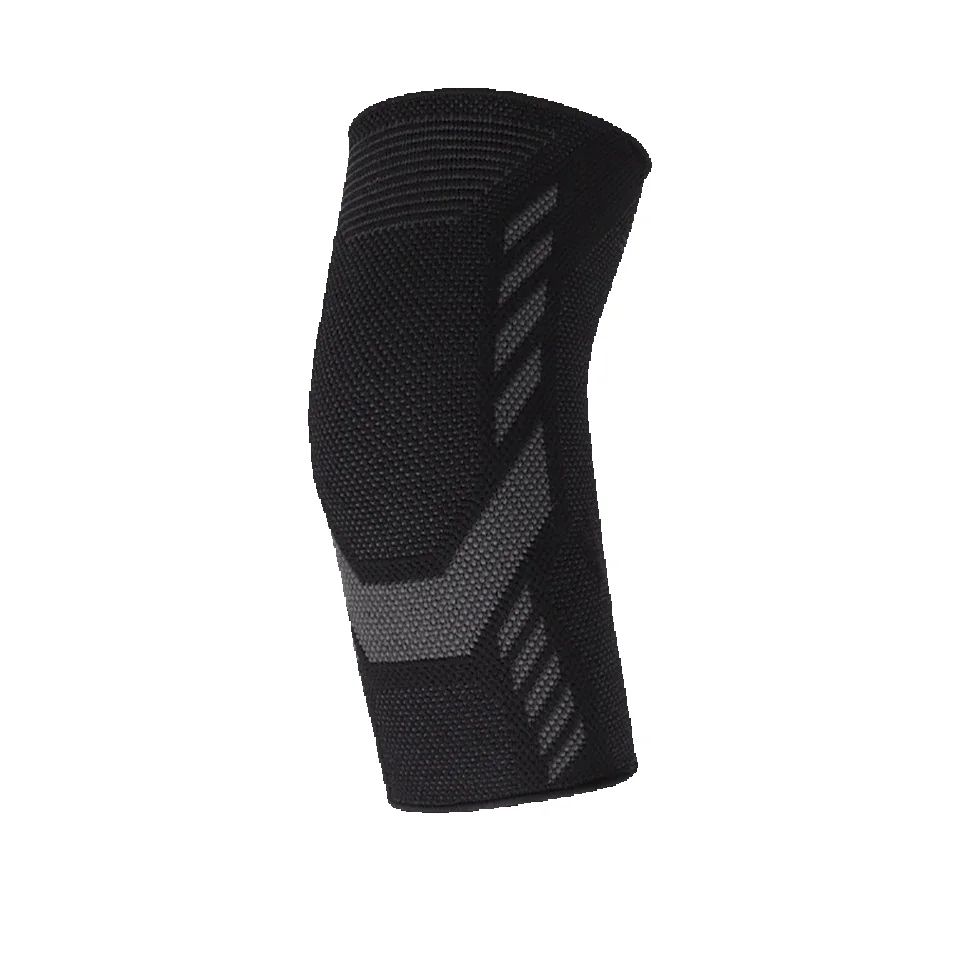 

1PC Elbow Guard Nylon Elastic Anti-slip Gym Sport Protective Gear Breathable Sweat-wicking Badminton Volleyball Arm Sleeves XL чёрный