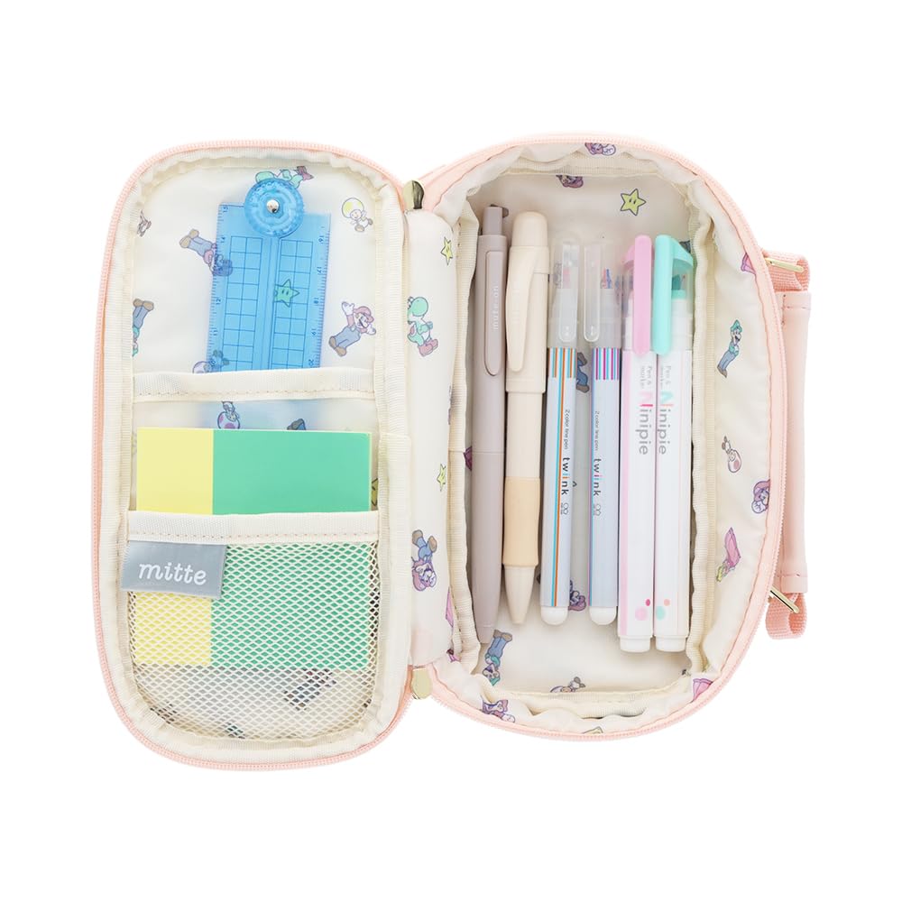Stationery Super Mario Pencil Case with Ally S1429043 Sun-Star Function,